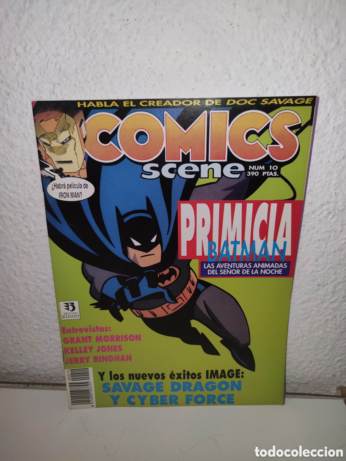 C&oacute;mics: Revista - Comics Scene 10 - Zinco - Batman animated, Grant Morrison, Savage Dragon, Cyber Force