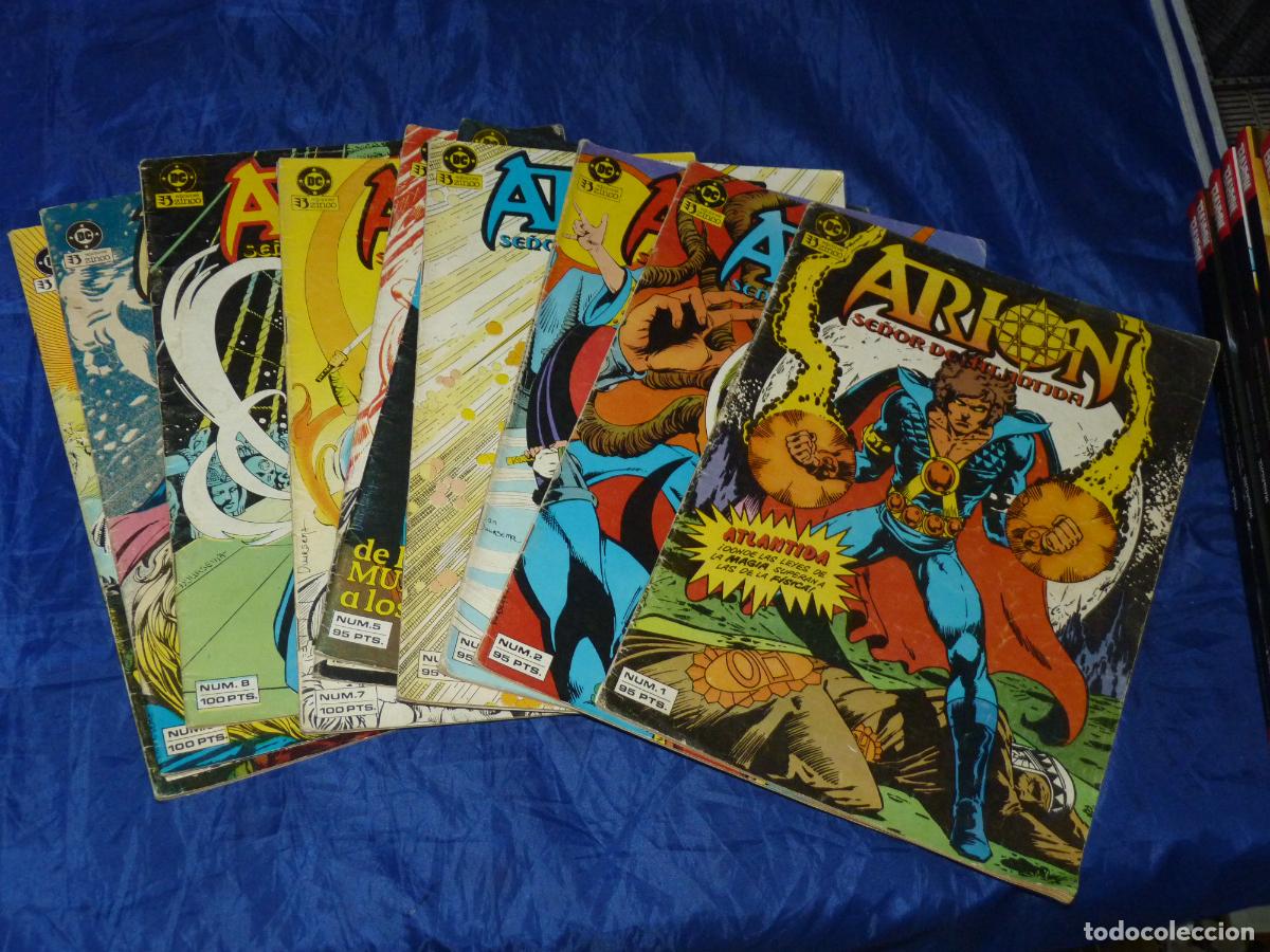 C&oacute;mics: ARION -SE&Ntilde;OR DE ATLANTIDA- COMPLETA 10 N&Uacute;MEROS. ZINCO OREFSLL