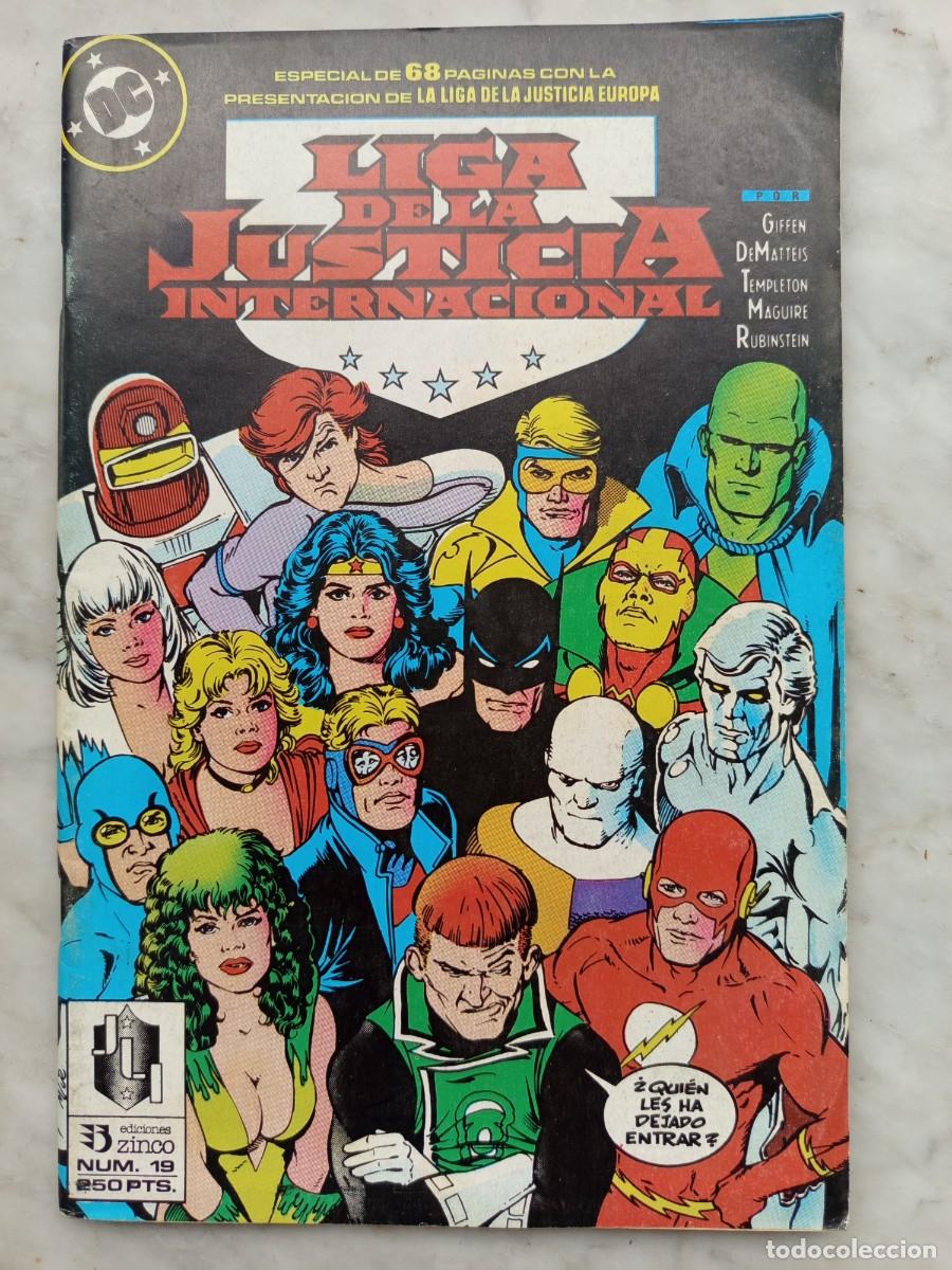 C&oacute;mics: Liga de la justicia internacional 19 ediciones Zinco