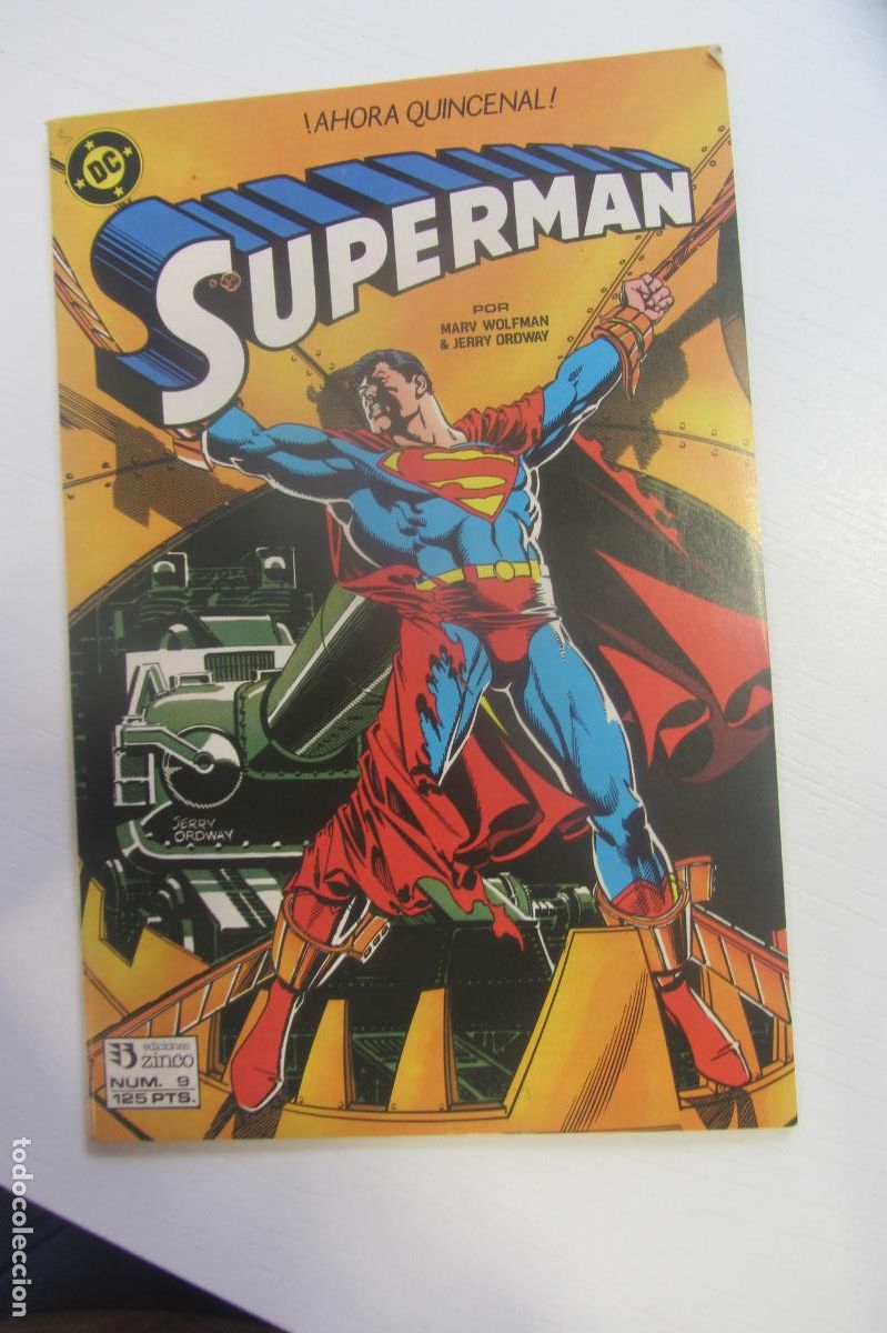 C&oacute;mics: SUPERMAN - VOL. 2 N&ordm; 9 - DC ZINCO - 1987 ARX125