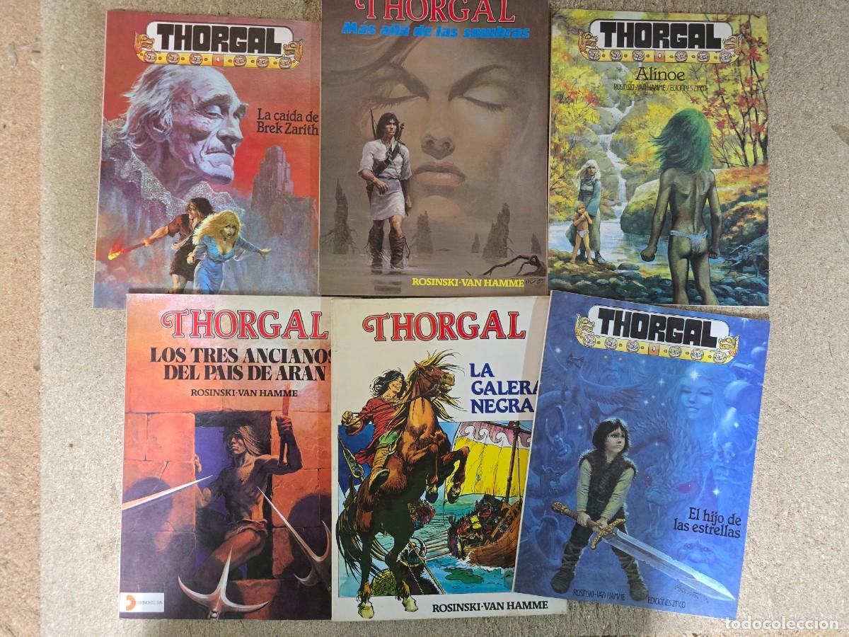 C&oacute;mics: Thorgal.Lote 6 comics.Ediciones Zinco
