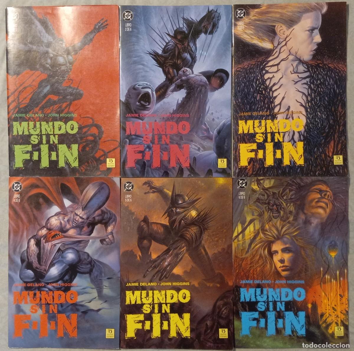 C&oacute;mics: MUNDO SIN FIN #1-6, de JAMIE DELANO y JOHN HIGGINS (Zinco) SERIE COMPLETA