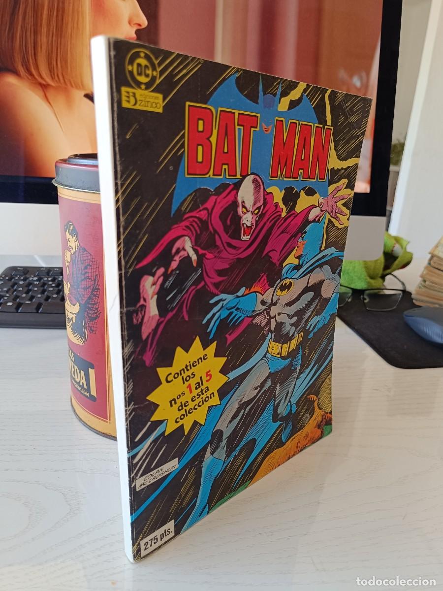 C&oacute;mics: BATMAN NUMEROS DEL 1 AL 5 RETAPADO - ZINCO - VER FOTOS