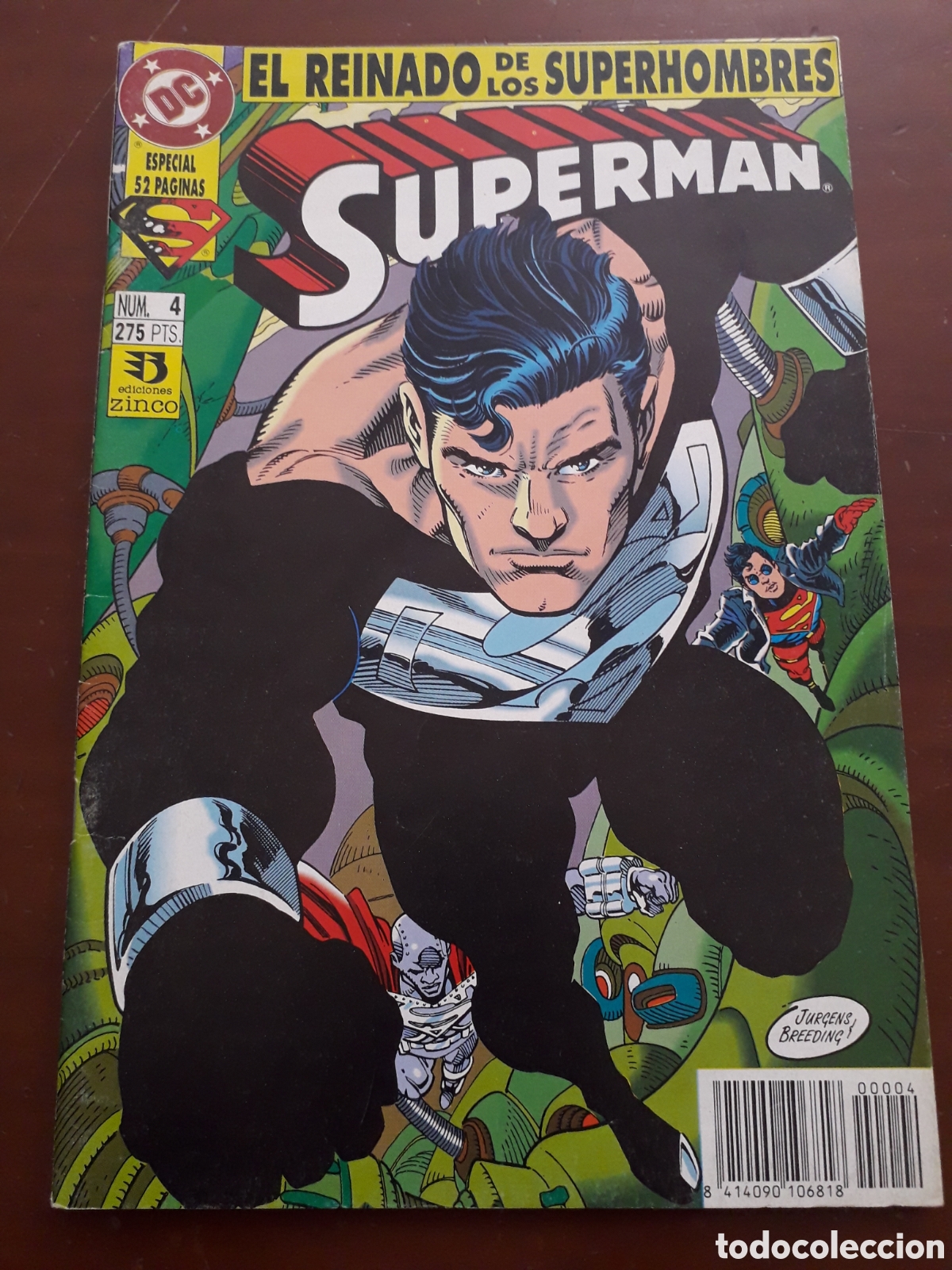 C&oacute;mics: SUPERMAN N&Uacute;MERO 4. EL REINADO DE LOS SUPERHOMBRES