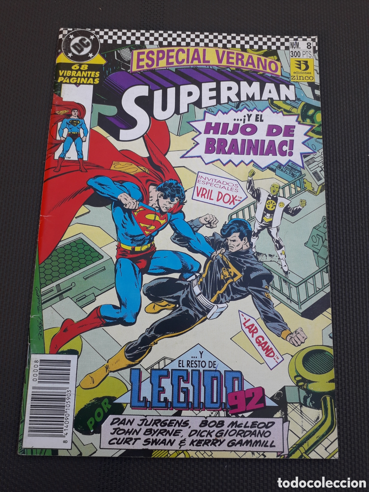 C&oacute;mics: SUPERMAN ESPECIAL VERANO N&Uacute;MERO 8. MUY BUEN ESTADO
