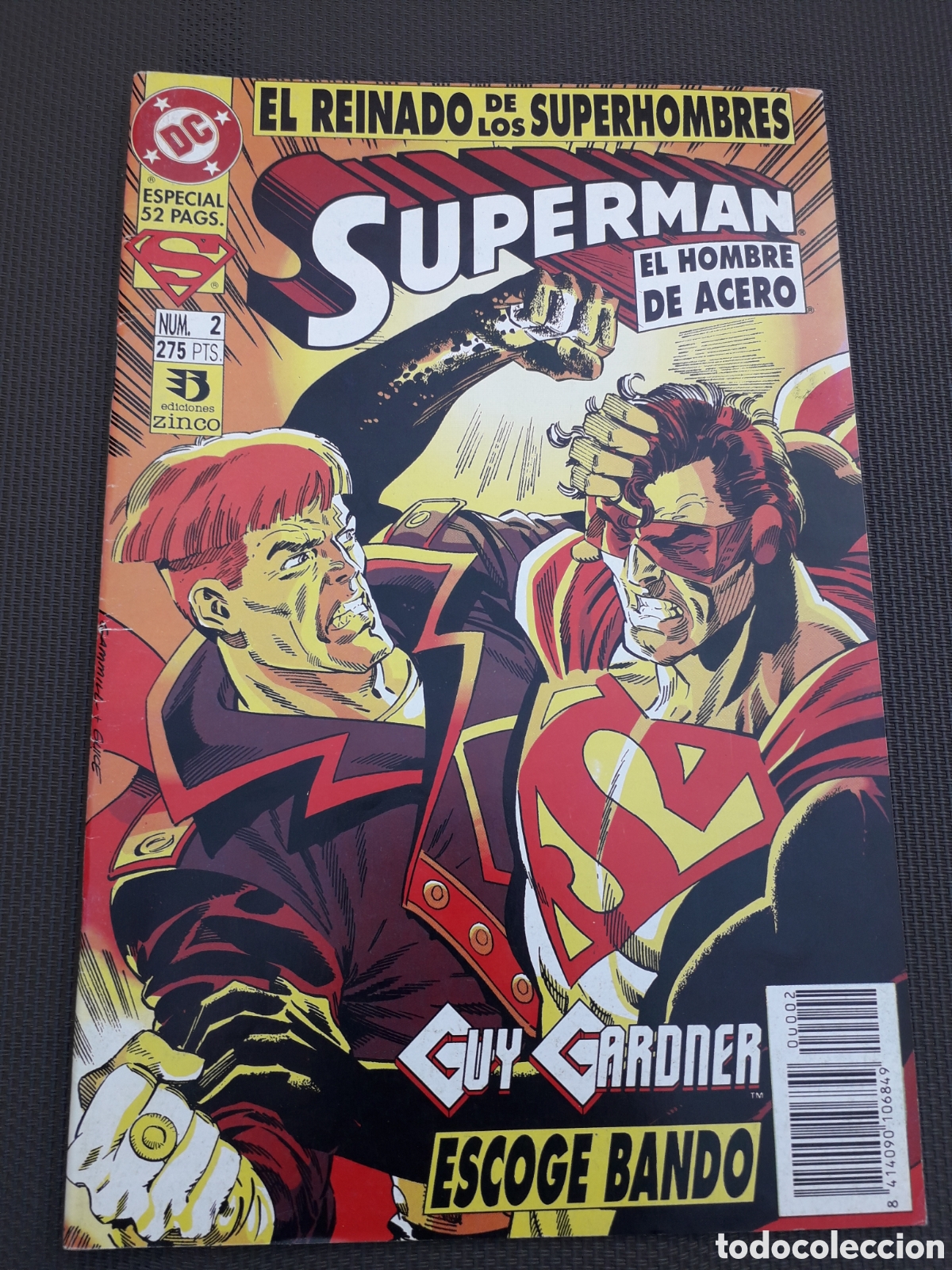 C&oacute;mics: SUPERMAN EL HOMBRE DE ACERO N&Uacute;MERO 2. EL REINADO DE LOS SUPERHOMBRES. EXCELENTE ESTADO