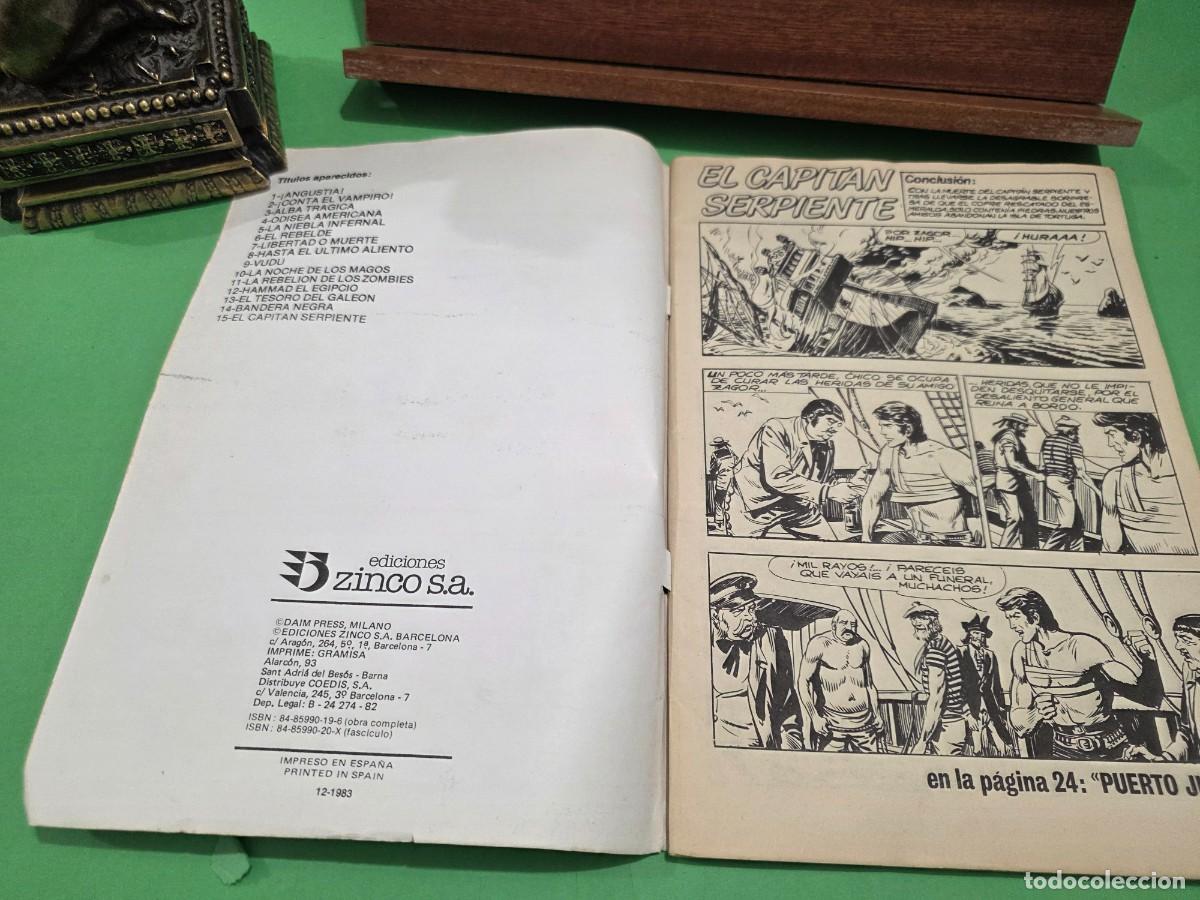 C&oacute;mics: COMIC...&rdquo;&rdquo;ZAGOR&rdquo;&rdquo;...N&deg;16...&rdquo;&rdquo;EL CAPIT&Aacute;N SERPIENTE&rdquo;&rdquo; Y &rdquo;&rdquo;PUERTO JUAREZ&rdquo;&rdquo;...E. ZINCO...1983... - Foto 4