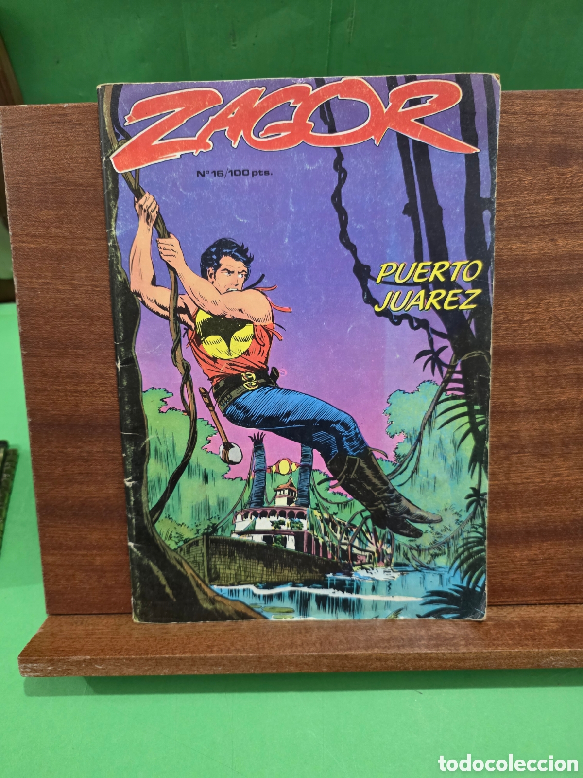 C&oacute;mics: COMIC...&rdquo;&rdquo;ZAGOR&rdquo;&rdquo;...N&deg;16...&rdquo;&rdquo;EL CAPIT&Aacute;N SERPIENTE&rdquo;&rdquo; Y &rdquo;&rdquo;PUERTO JUAREZ&rdquo;&rdquo;...E. ZINCO...1983... - Foto 1