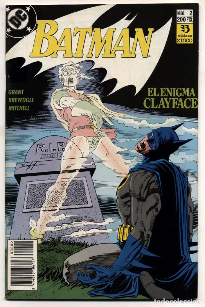 C&oacute;mics: BATMAN EL ENIGMA CLAYFACE N&ordm; 2 EDICIONES ZINCO 1990 EXCELENTE ESTADO