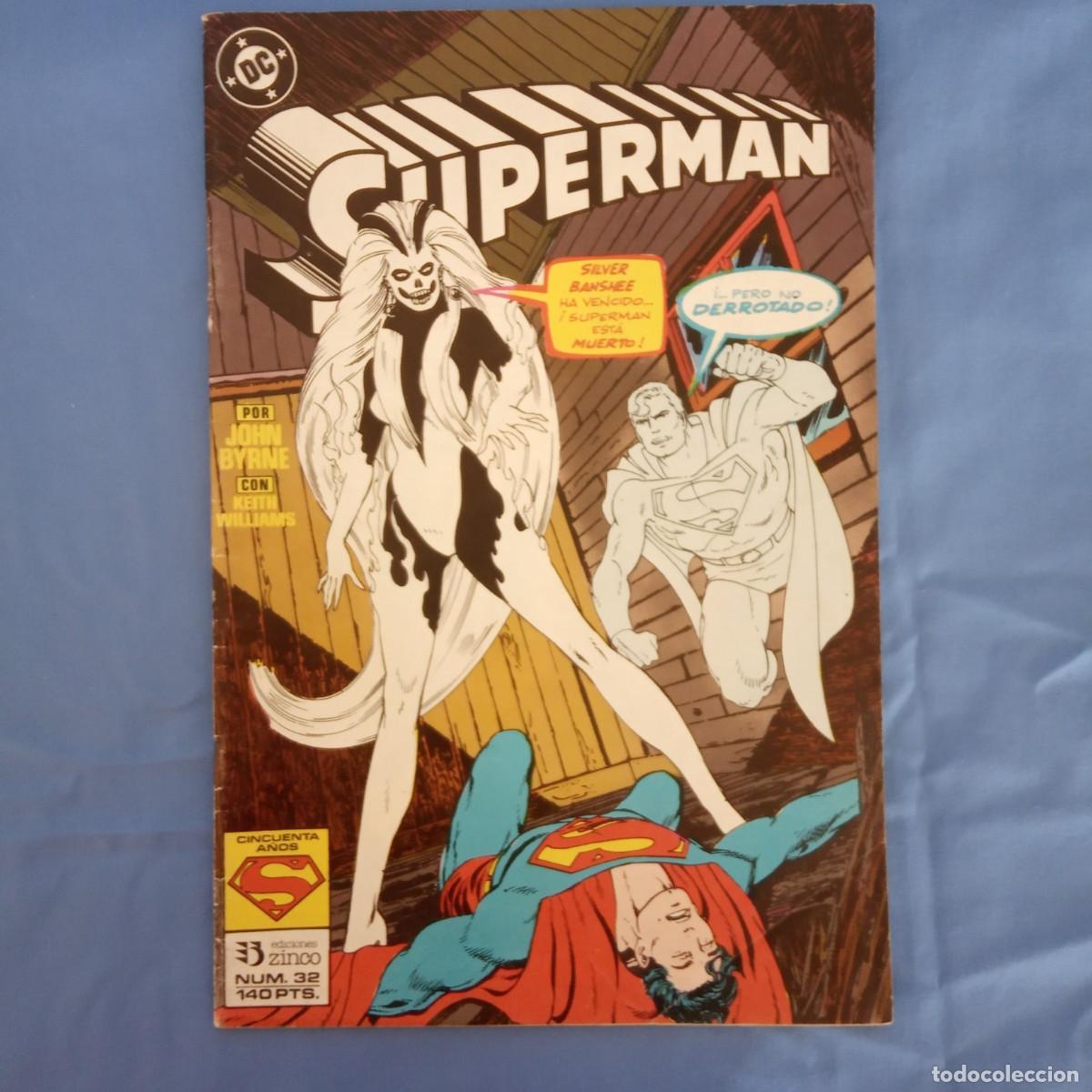Comics: Comic de Superman - El Hombre de Acero - N&uacute;mero 32 o 595 De la Edici&oacute;n USA &ndash; 1987