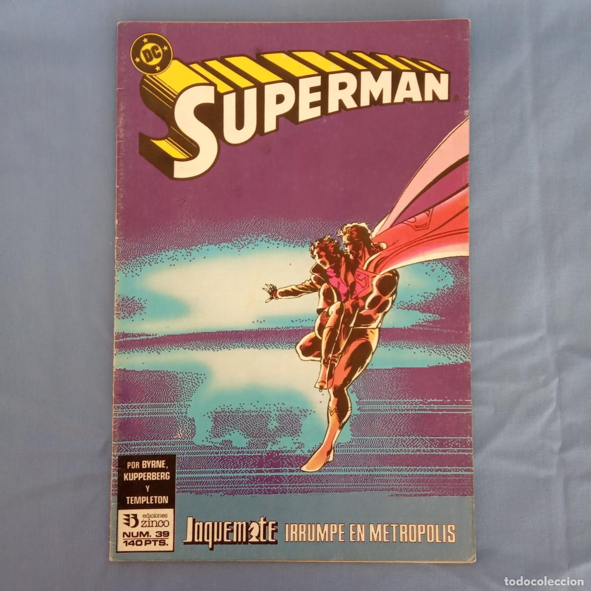 Comics: Comic de Superman - El Hombre de Acero - N&uacute;mero 39 o 598 De la Edici&oacute;n USA &ndash; 1988