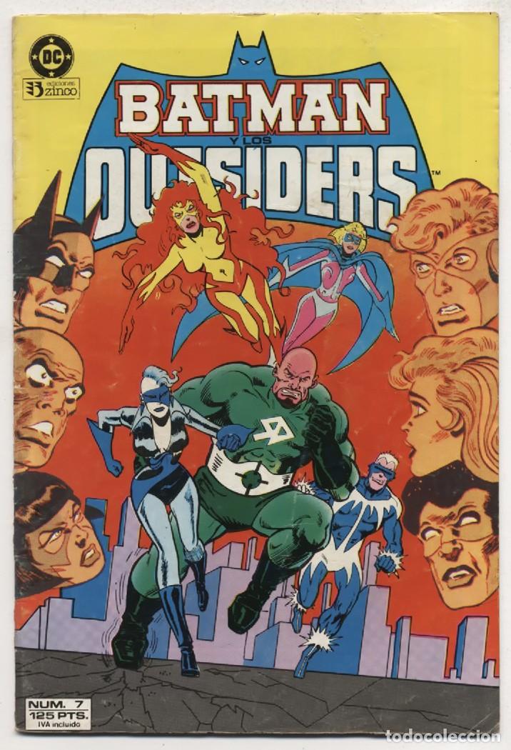 C&oacute;mics: COMIC GRAPA BATMAN Y LOS OUTSIDERS N&ordm; 7 EDICIONES ZINCO 1986 - Foto 1