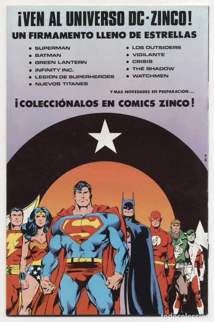 C&oacute;mics: COMIC GRAPA BATMAN A&Ntilde;O DOS N&ordm; 2 EDICIONES ZINCO DC 1987 - Foto 2