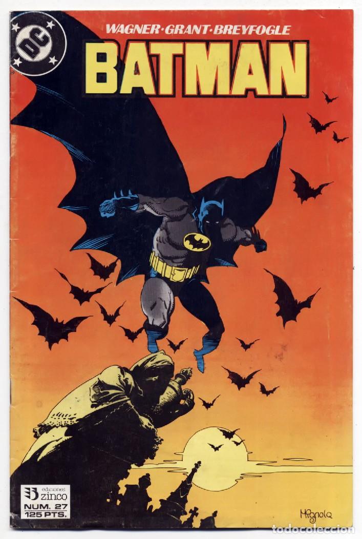 Fumetti: COMIC GRAPA BATMAN N&ordm; 27 WAGNER GRANT BREYFOGLE EDICIONES ZINCO DC 1989