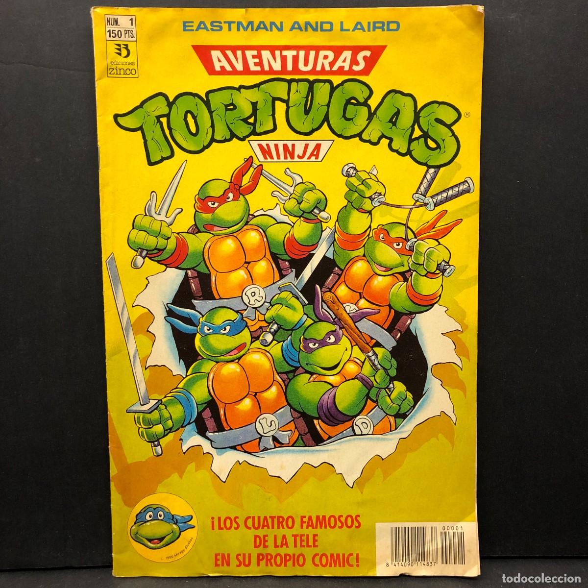 C&oacute;mics: AVENTURAS TORTUGAS NINJA - N&ordm;1 - EASTMAN ABD LAIRD - EDICIONS ZINCO / 1336