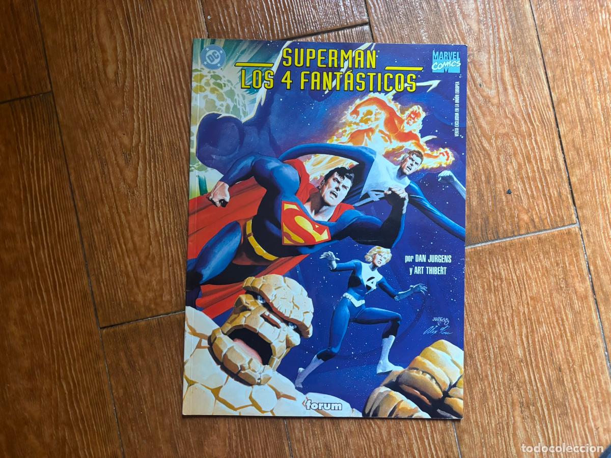 C&oacute;mics: SUPERMAN LOS CUATRO 4 FANT&Aacute;STICOS CROSSOVER C&Oacute;MICS MARVEL EDICIONES FORUM