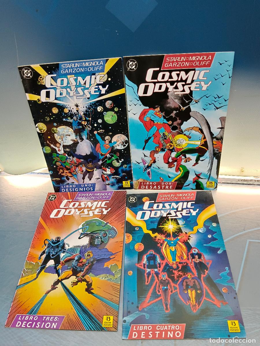 C&oacute;mics: 4 tomos, COSMIC ODISSEY, MIKE MIGNOLA, DC, COMPLETA