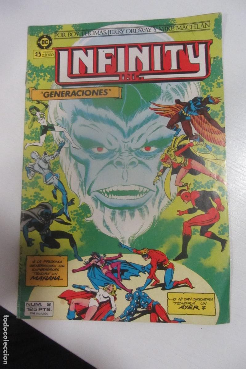 C&oacute;mics: INFINITY INC. N&deg; 2 (DC, EDICIONES ZINCO) ARX31