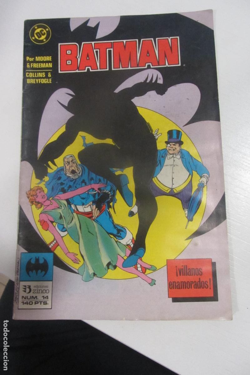 C&oacute;mics: BATMAN Vol.2 N&ordm; 14 &iexcl;VILLANOS ENAMORADOS! (Alan Moore, Freeman, Collins, Breyfogle) ~ DC/ZINCO ARX31