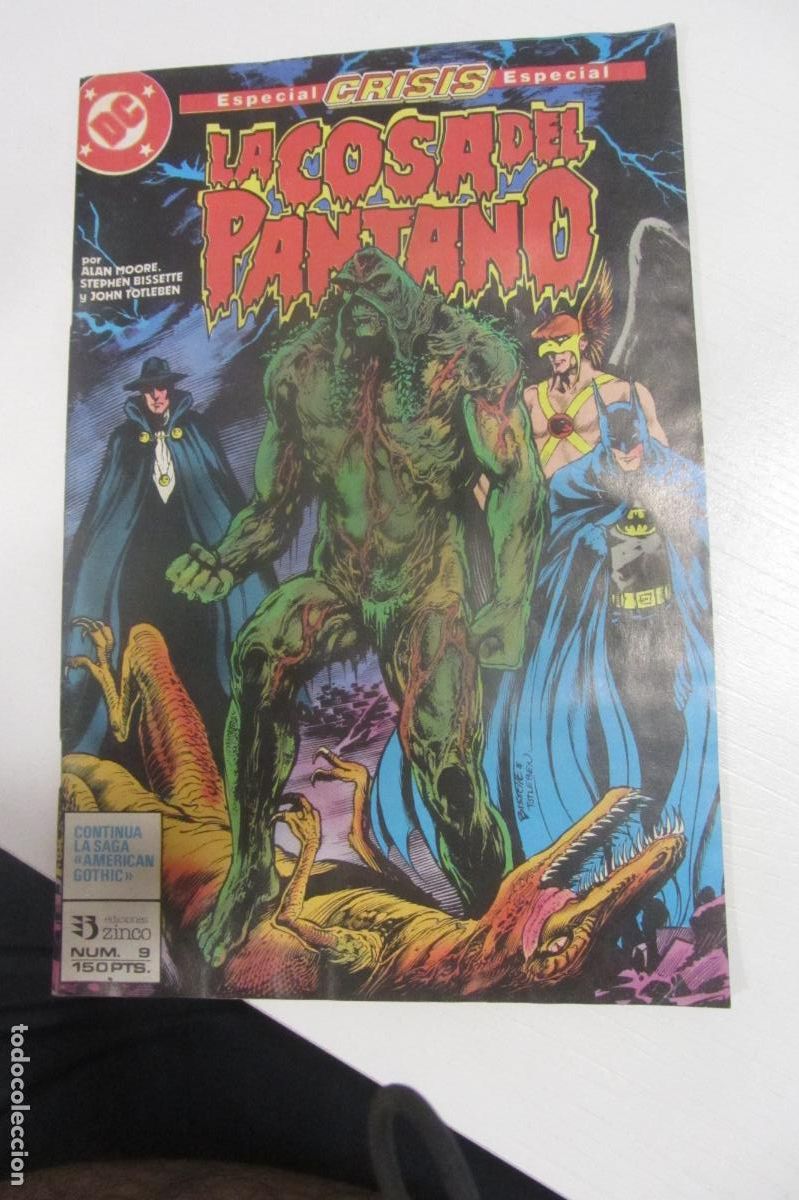 C&oacute;mics: LA COSA DEL PANTANO N&ordm; 9 ESPECIAL CRISIS DC COMICS - ZINCO ARX31