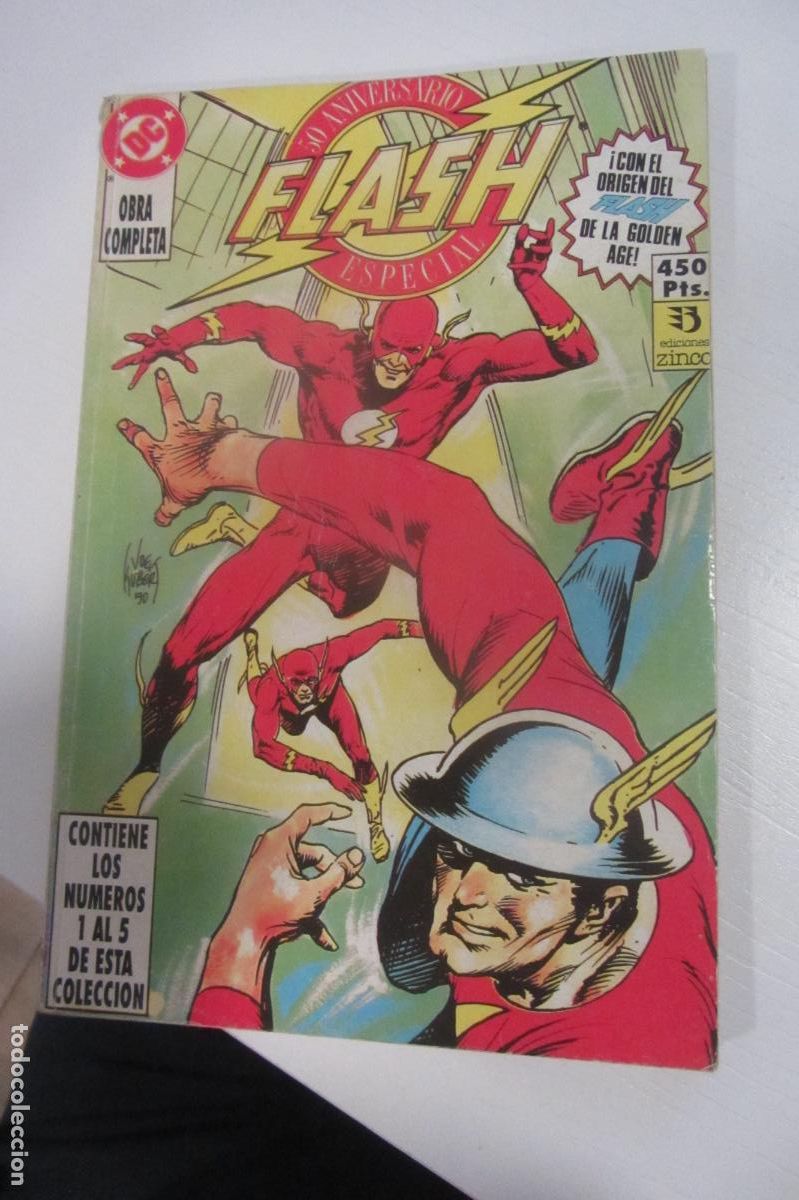 C&oacute;mics: FLASH - N&ordm; 1 AL 5 ENCUADERNADOS - ZINCO BUEN ESTADO ARX3