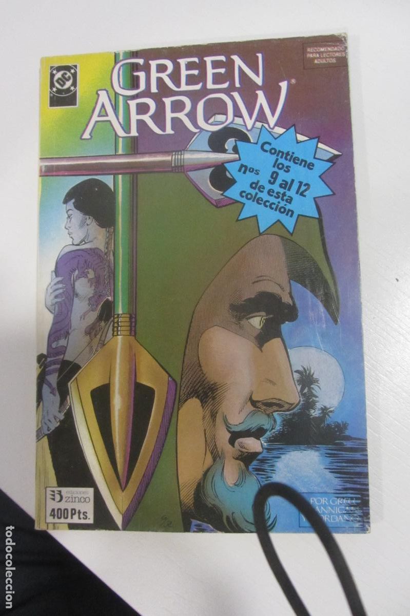 C&oacute;mics: GREEN ARROW (CONTIENE N&ordm; 9 AL 12 DE ESTA COLECCI&Oacute;N) ZINCO BUEN ESTADO ARX377