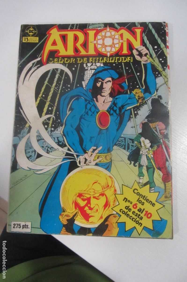 C&oacute;mics: ARION, SE&Ntilde;OR DE ATLANTIDA TOMO RETAPADO CON 5 N&ordm; Del 6 al 10 - DC COMICS ZINCO RETAPADO ARX377