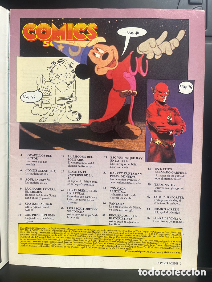C&oacute;mics: C&Oacute;MICS SCENE N.2 ESPECIAL TORTUGAS NINJA ( 1990 ) - Foto 3