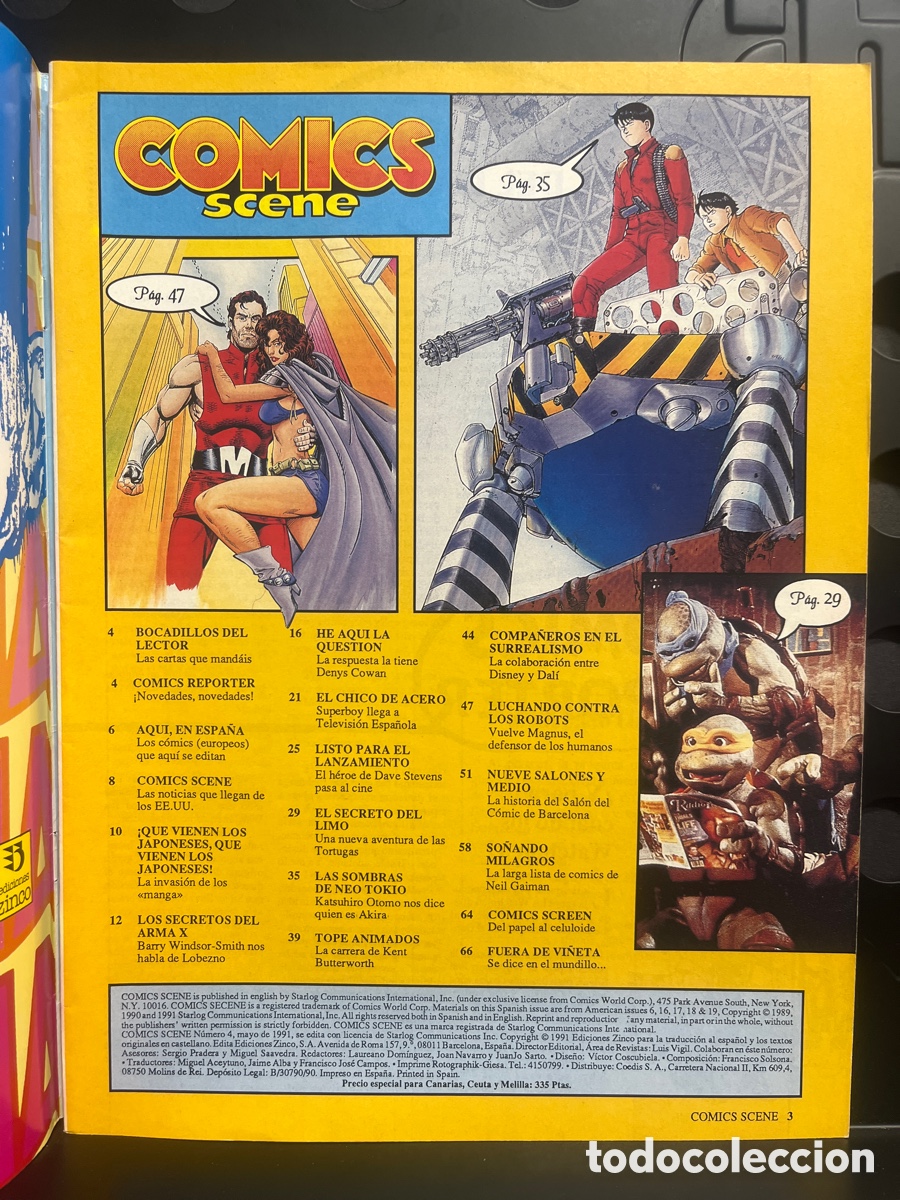 C&oacute;mics: C&Oacute;MICS SCENE N.4 TODO SOBRE EL SAL&Oacute;N DEL C&Oacute;MIC ( 1990 ) - Foto 3