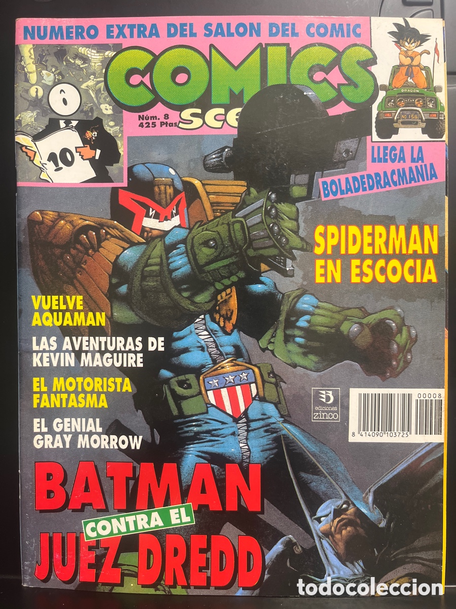 C&oacute;mics: C&Oacute;MICS SCENE N.8 EXTRA SAL&Oacute;N DEL C&Oacute;MIC : BATMAN CONTRA EL JUEZ DREDD ( 1990 )