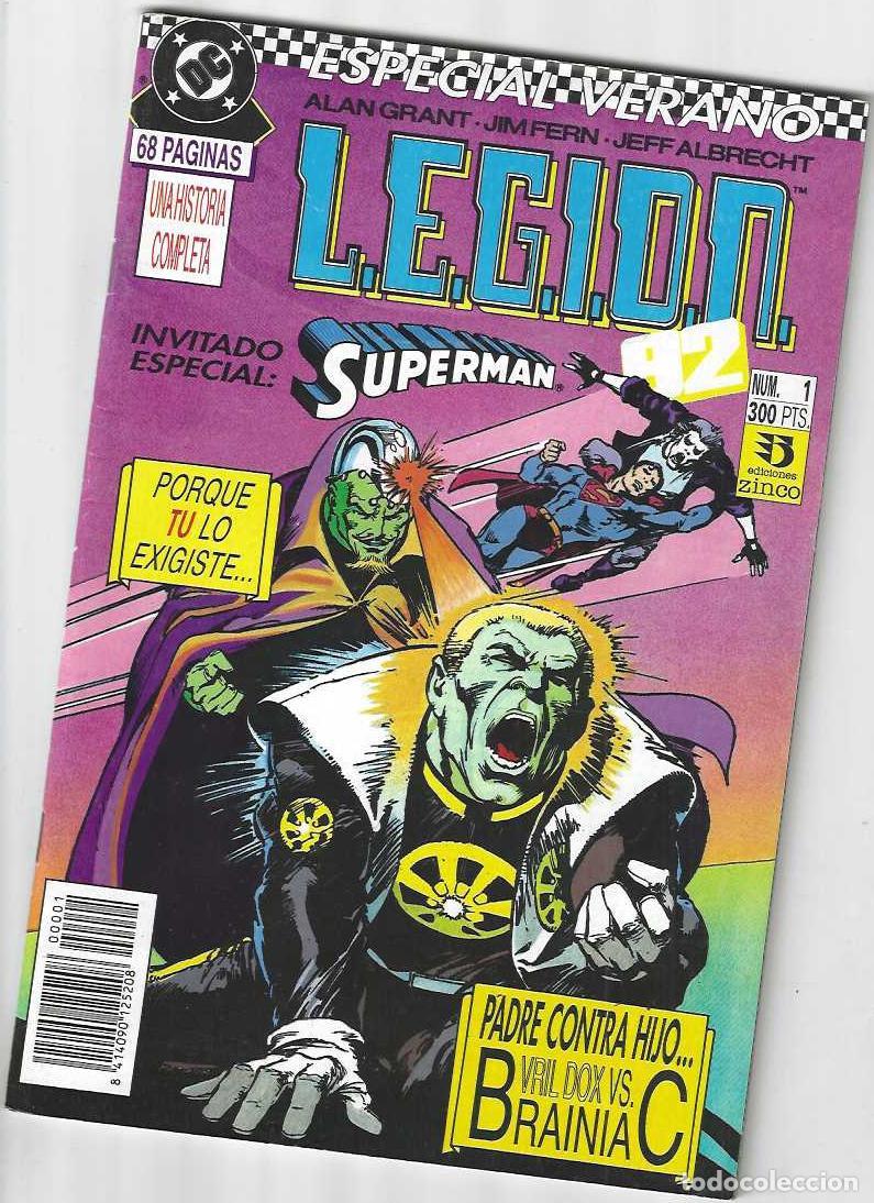 C&oacute;mics: LEGION L.E.G.I.O.N. 91 ESPECIAL VERANO - INVITADO SUPERMAN - CON POSTER - MUY BUEN ESTADO