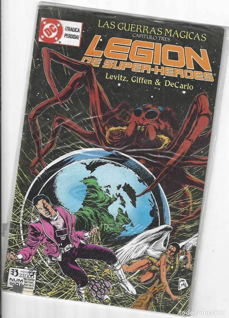 C&oacute;mics: LEGION DE SUPER HEROES N&ordm; 40 - GRAPA ZINCO - PORTADA RECORTADA - MIRAR FOTO