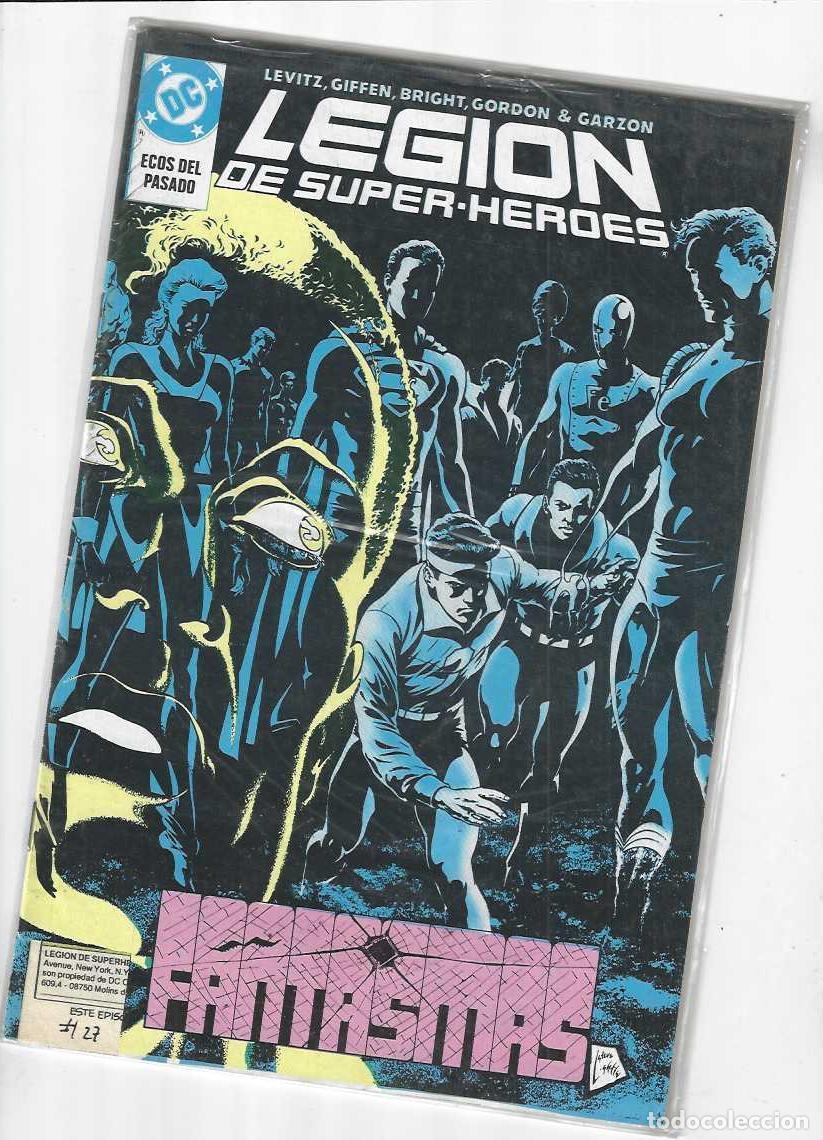 C&oacute;mics: LEGION DE SUPER HEROES N&ordm; 27 - GRAPA ZINCO - PORTADA RECORTADA - MIRAR FOTO