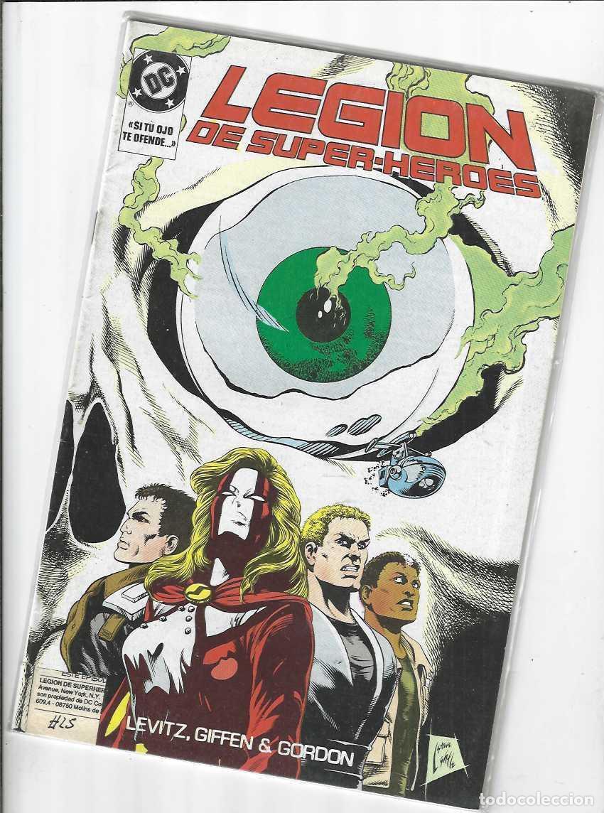 C&oacute;mics: LEGION DE SUPER HEROES N&ordm; 25 - GRAPA ZINCO - PORTADA RECORTADA - MIRAR FOTO