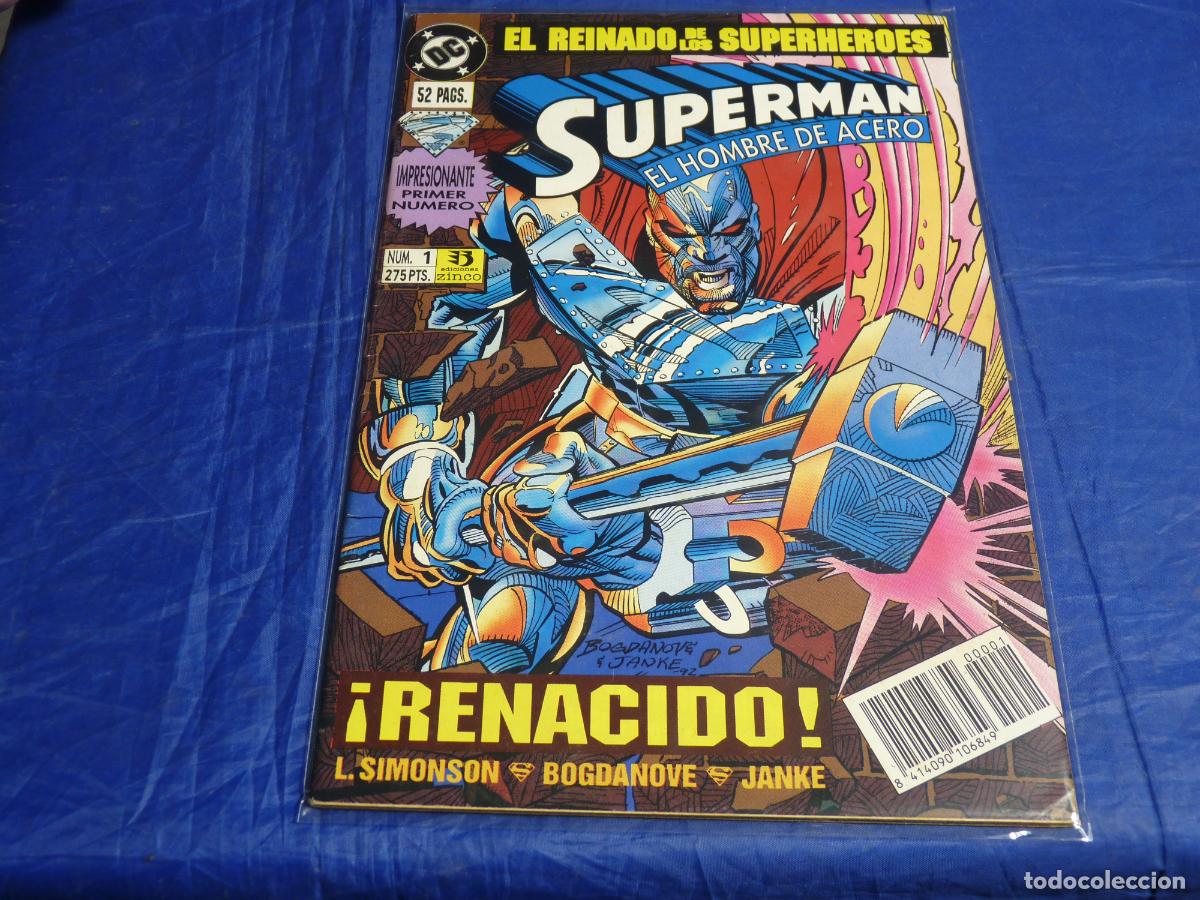 C&oacute;mics: Superman #1 Zinco OREFSLL
