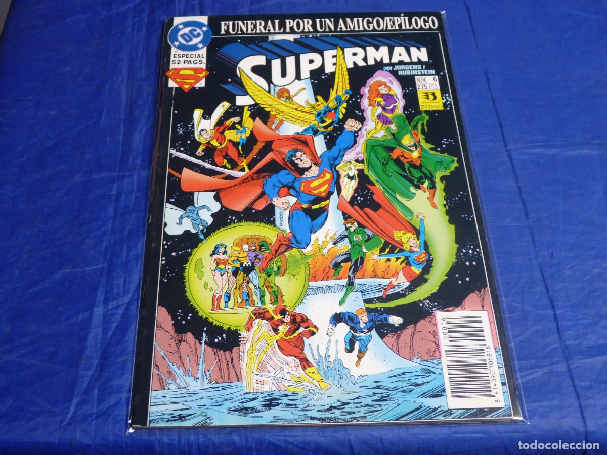 C&oacute;mics: SUPERMAN VOL. #6 - FUNERAL POR UN AMIGO / EP&Iacute;LOGO Zinco OREFSLL