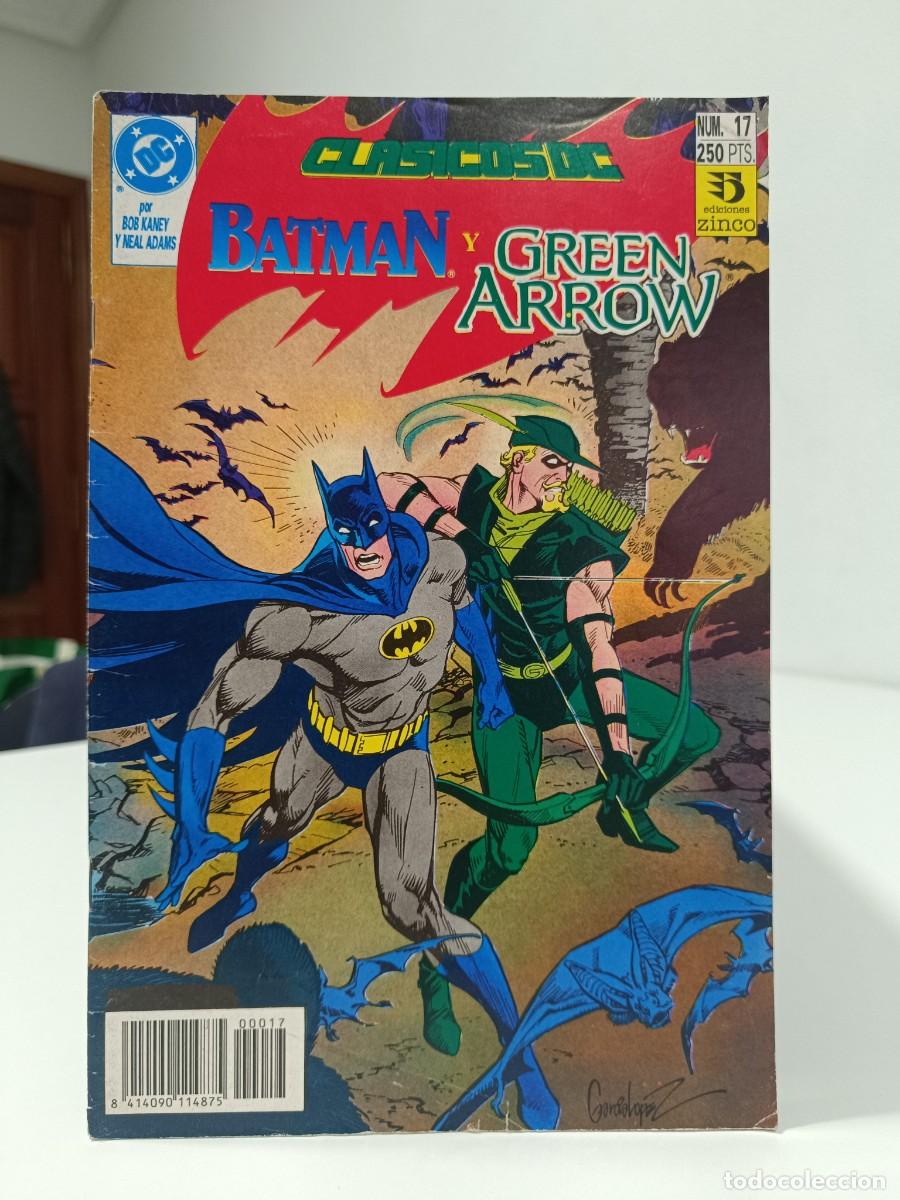 C&oacute;mics: CLASICOS DC BATMAN Y GREEN ARROW NUMERO 17 ZINCO EXCELENTE ESTADO
