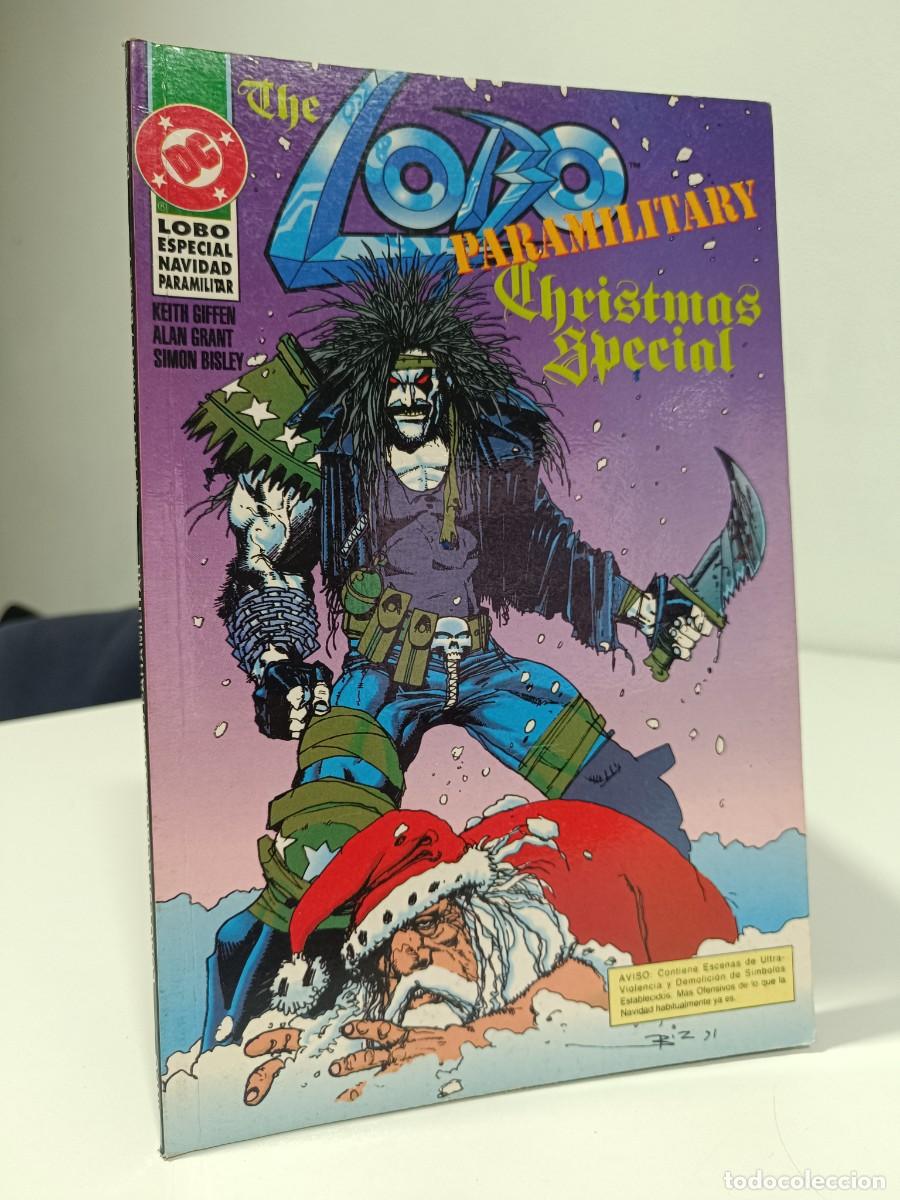 C&oacute;mics: THE LOBO PARAMILITARY CHRISTMAS SPECIAL - LOBO NAVIDAD - DC / ZINCO (1992) - GIFFEN / BISLEY