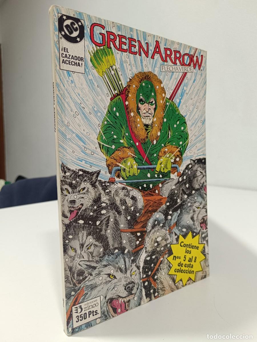 C&oacute;mics: GREEN ARROW DEL 5 AL 8 BUEN ESTADO RETAPADO - DC / ZINCO