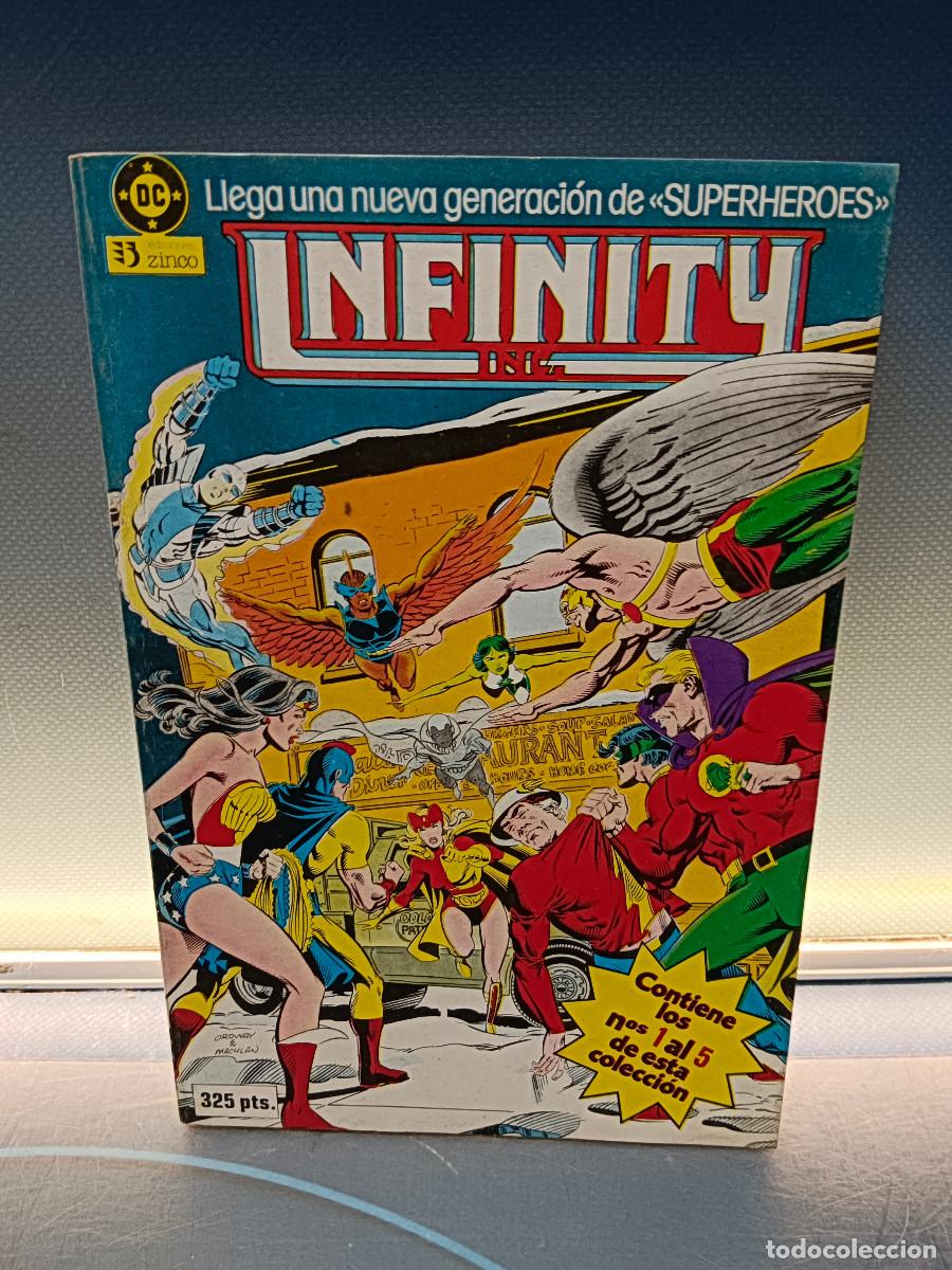 C&oacute;mics: retapado, INFINITY INC - TOMO N&ordm; 1, del 1 al 5 , Dc c&oacute;mics, Zinco