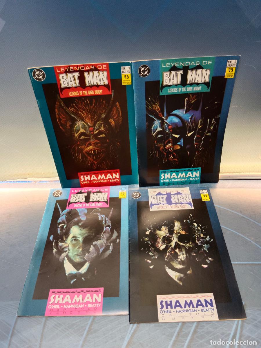C&oacute;mics: Leyendas de Batman Shaman.4 numeros (1 al 4). DC. Zinco
