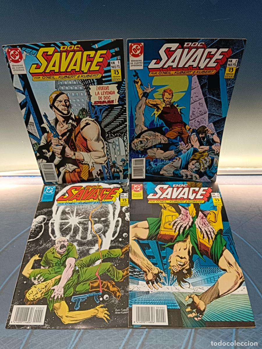 C&oacute;mics: Doc Savage - 4 n&uacute;meros, DC c&oacute;mics, zinco