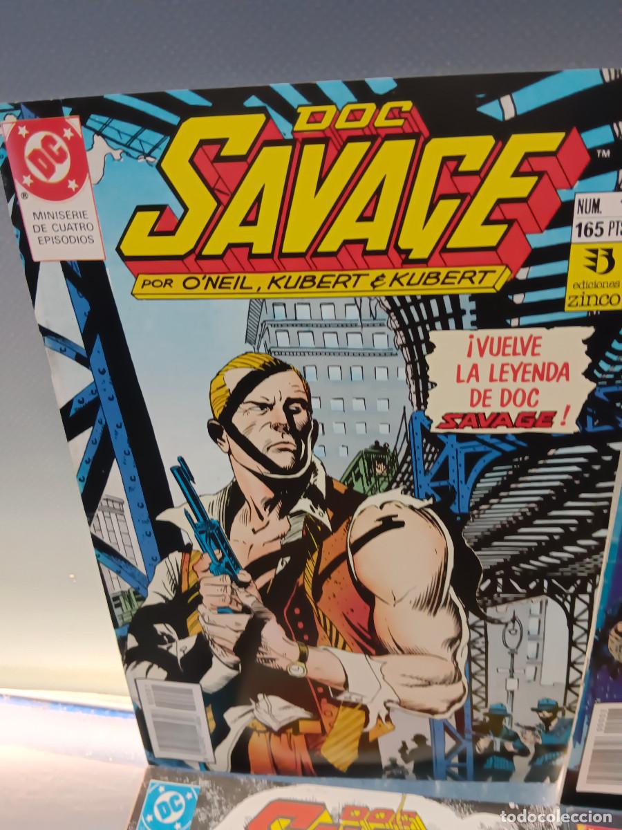 C&oacute;mics: Doc Savage - 4 n&uacute;meros, DC c&oacute;mics, zinco - Foto 2