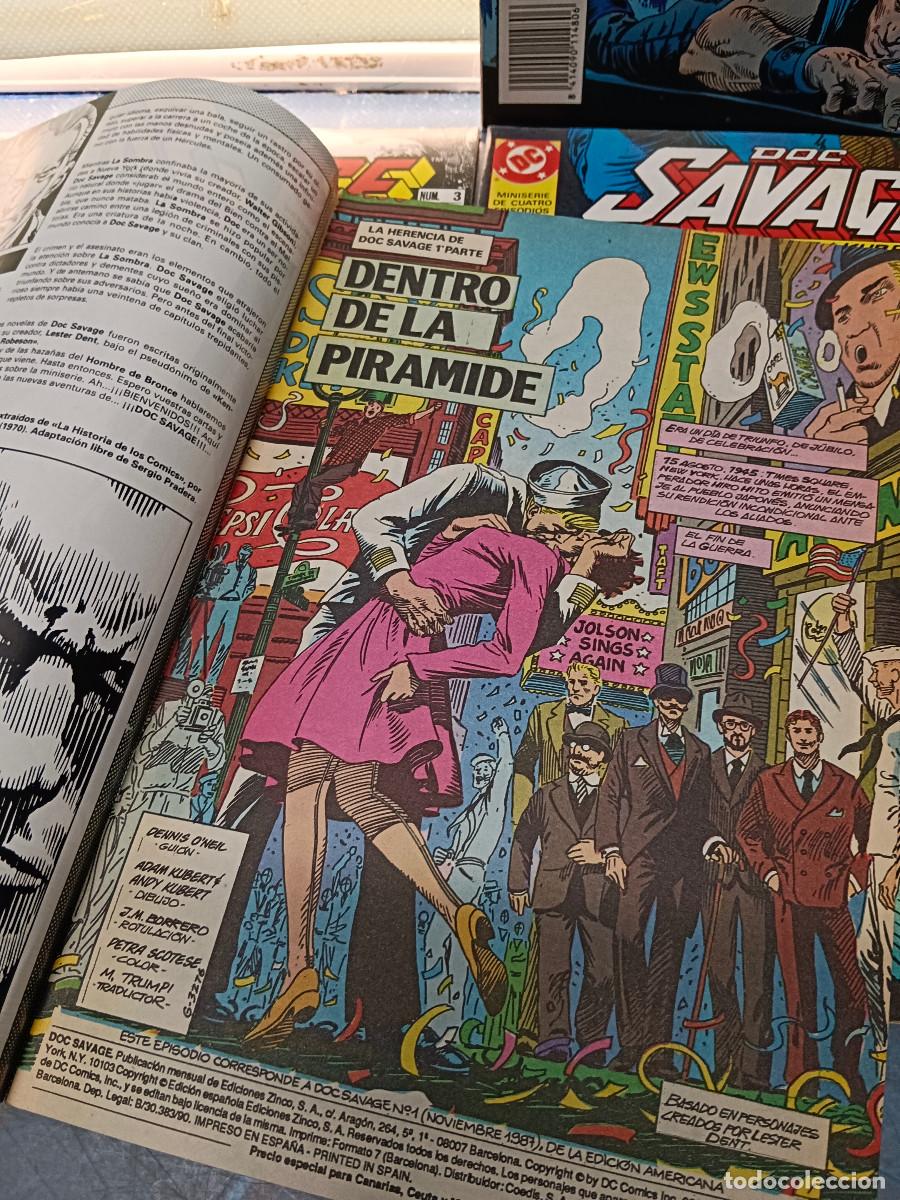 C&oacute;mics: Doc Savage - 4 n&uacute;meros, DC c&oacute;mics, zinco - Foto 8