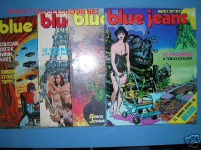C&oacute;mics: SUPER BLUE JEANS. LOTE NUMEROS 18, 19, 26 Y 27. - Foto 1
