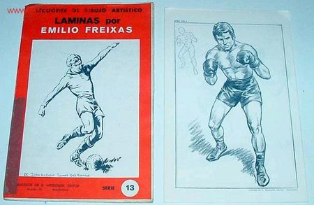 C&oacute;mics: Carlos Freixas - Estudios: carpeta con 11 laminas 27x38 cms - Foto 1