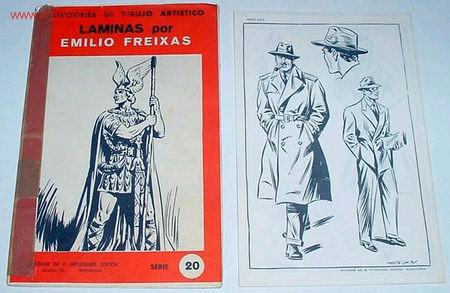 C&oacute;mics: Carlos Freixas - Estudios: carpeta con 12 laminas 27x38 cms - Foto 1