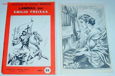 C&oacute;mics: Carlos Freixas - Estudios: carpeta con 12 laminas 27x38 cms - Foto 1