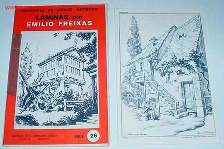 C&oacute;mics: Carlos Freixas - Estudios: carpeta con 12 laminas 27x38 cms - Foto 1