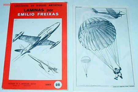 C&oacute;mics: Carlos Freixas - Estudios: carpeta con 12 laminas 27x38 cms - Foto 1